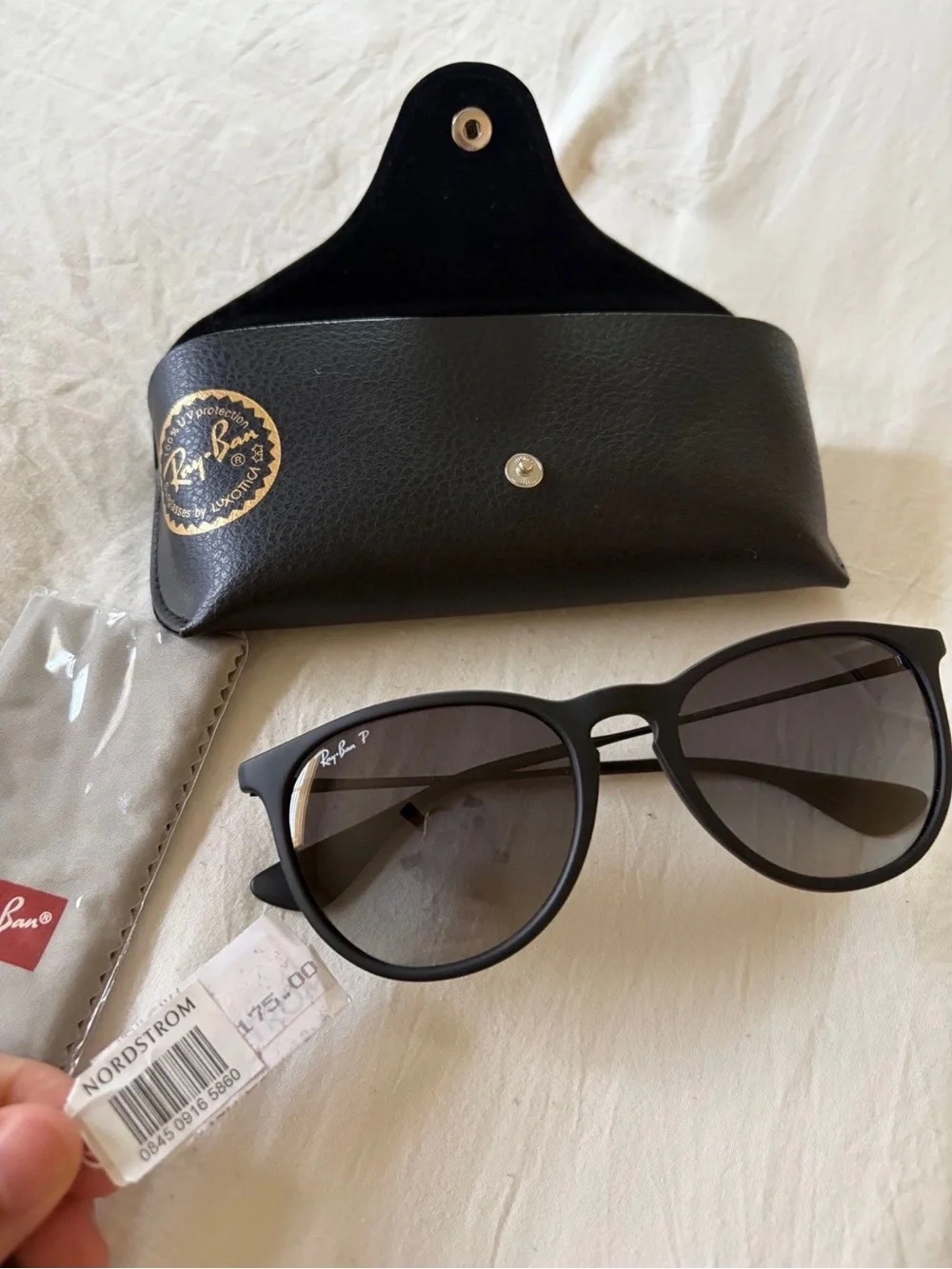 Nordstrom Black Sunglasses with Gray Gradient Lenses